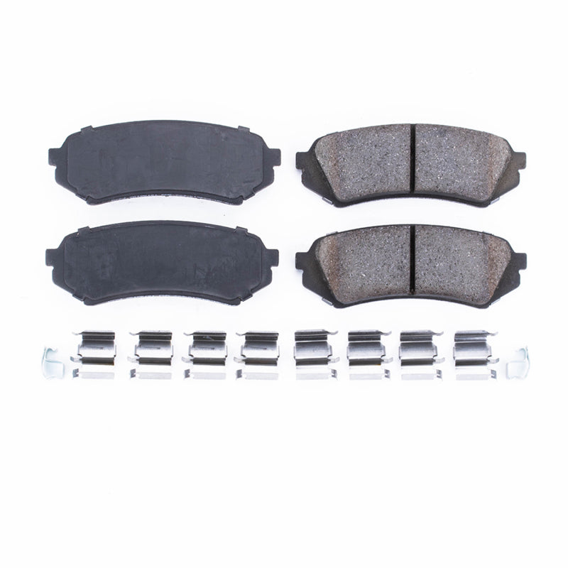 Power Stop 98-07 Lexus LX470 Rear Z17 Evolution Ceramic Brake Pads w/Hardware Brake Pads - OE PowerStop