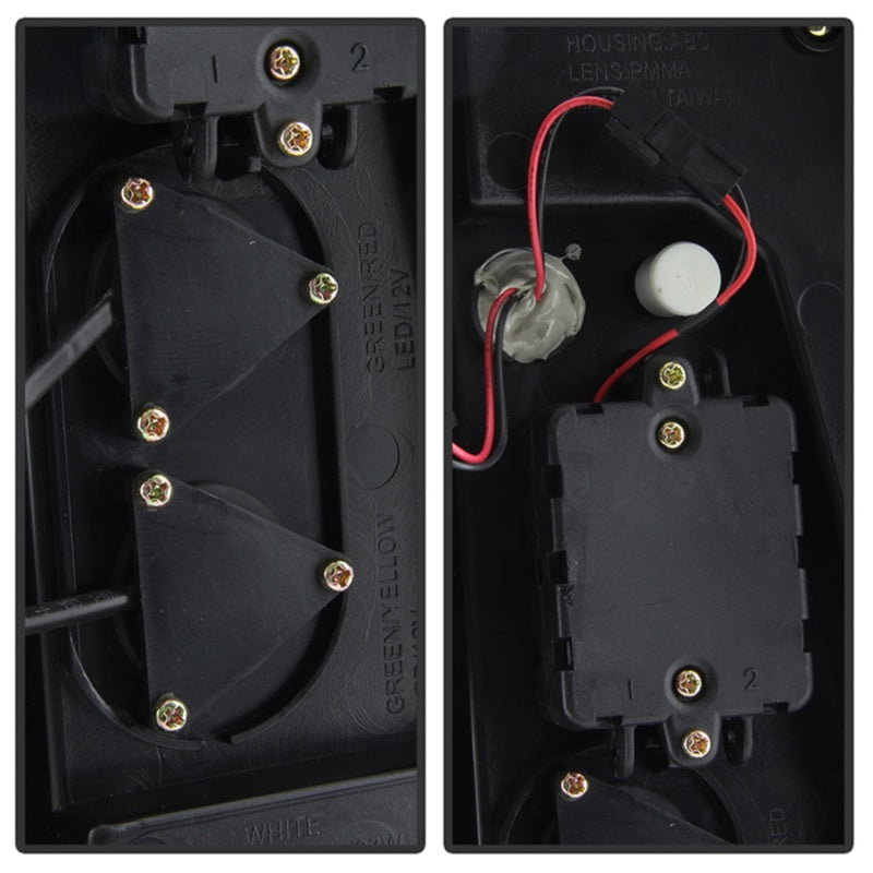 Spyder Chevy Suburban 07-14 V2 - LED Tail Lights - Black Smoke ALT-YD-CSUB07V2-LED-BSM Tail Lights SPYDER