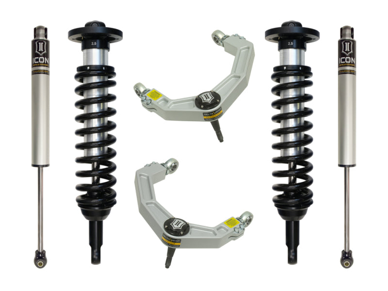 ICON 04-08 Ford F-150 4WD 0-2.63in Stage 2 Suspension System w/Billet Uca Coilovers ICON