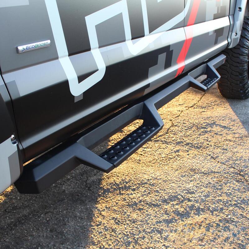 Westin/HDX 17-18 Ford F-150 SuperCrew Drop Nerf Step Bars - Textured Black Nerf Bars Westin