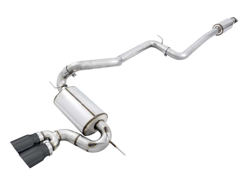 AWE Tuning Ford Focus ST Touring Edition Cat-Back Exhaust - Resonated - Diamond Black Tips Catback AWE Tuning