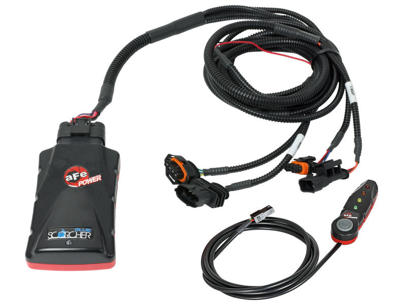 aFe Scorcher Blue Module 15-21 Ford Mustang Ecoboost L4-2.3L (t) In-Line Modules aFe