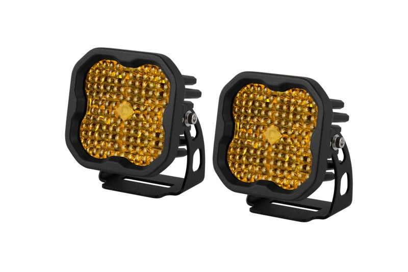 Diode Dynamics SS3 Pro ABL - Yellow Flood Standard (Pair) Light Accessories and Wiring Diode Dynamics