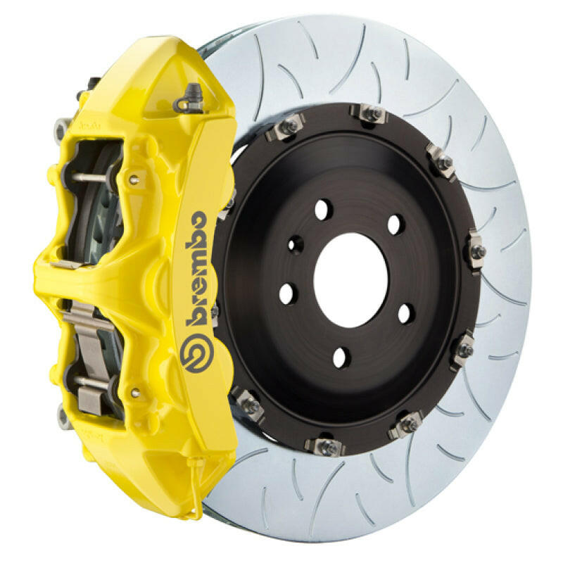 Brembo 15-20 RS3 Sportback Front GT BBK 6 Piston Cast 380x34 2pc Rotor Slotted Type-3- Yellow Brake Kits - Performance Slot Brembo