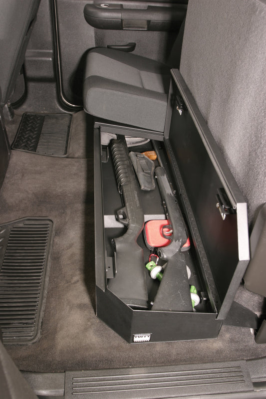 Tuffy Chevrolet Silverado & Gmc Sierra Underseat Lockbox Full Length W/ Keyed Lock For Cargo Boxes & Bags Tuffy Products