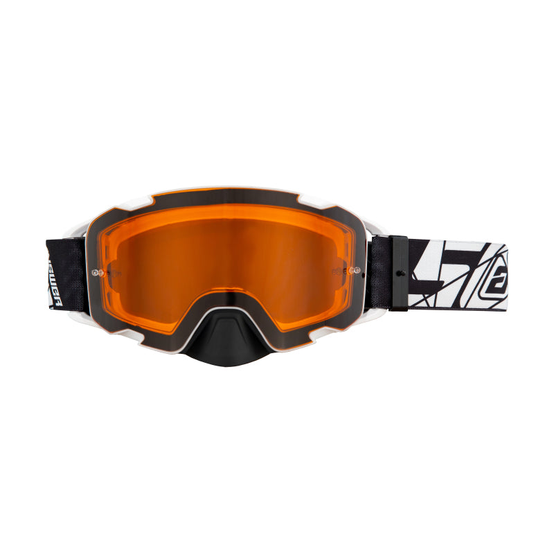 Answer ARC II Magnetic LE Goggles with replacement lens - White/Amber Eyewear Answer
