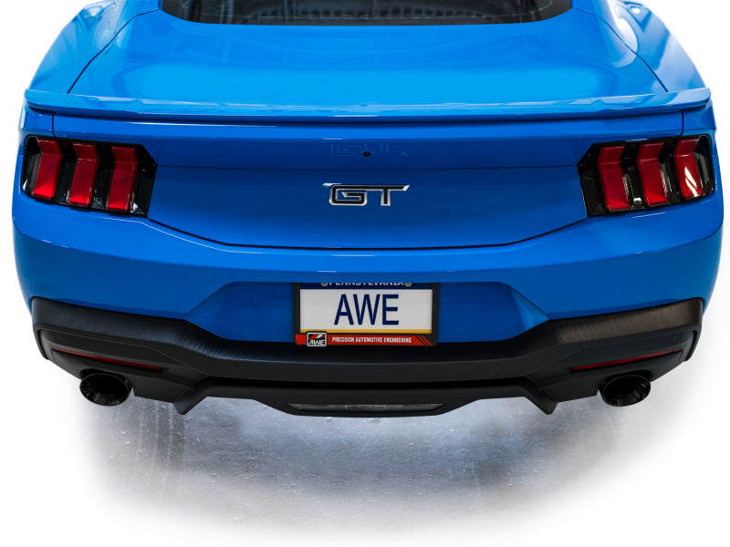 AWE Tuning 2024 Ford Mustang GT Fastback S650 RWD Touring Catback Exhaust w/ Dual Diamond Black Tips Catback AWE Tuning