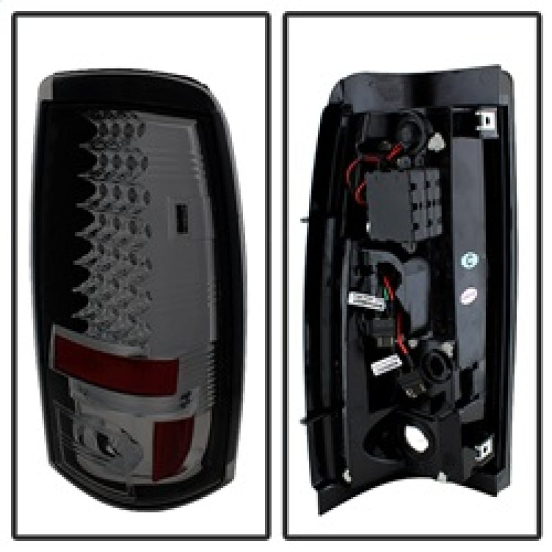 Spyder Chevy Silverado 1500 03-06 (Does Not Fit Stepside)LED Tail Lights Smke ALT-YD-CS03-LED-SM Tail Lights SPYDER