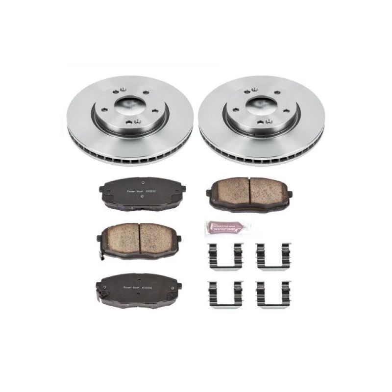 Power Stop 09-12 Hyundai Elantra Front Autospecialty Brake Kit Brake Kits - OE PowerStop