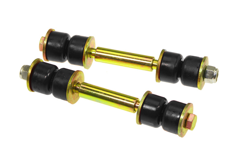 Prothane Universal End Link Set - 3 3/4in Mounting Length - Black Sway Bar Bushings Prothane