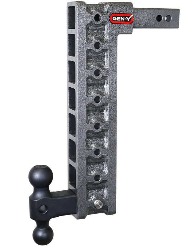 Gen-Y Mega Duty 2in Shank 17.5in Drop 10K Hitch w/GH-031 Dual-Ball w/GH-0100 Stabilizer Kit Hitch Receivers GEN-Y Hitch