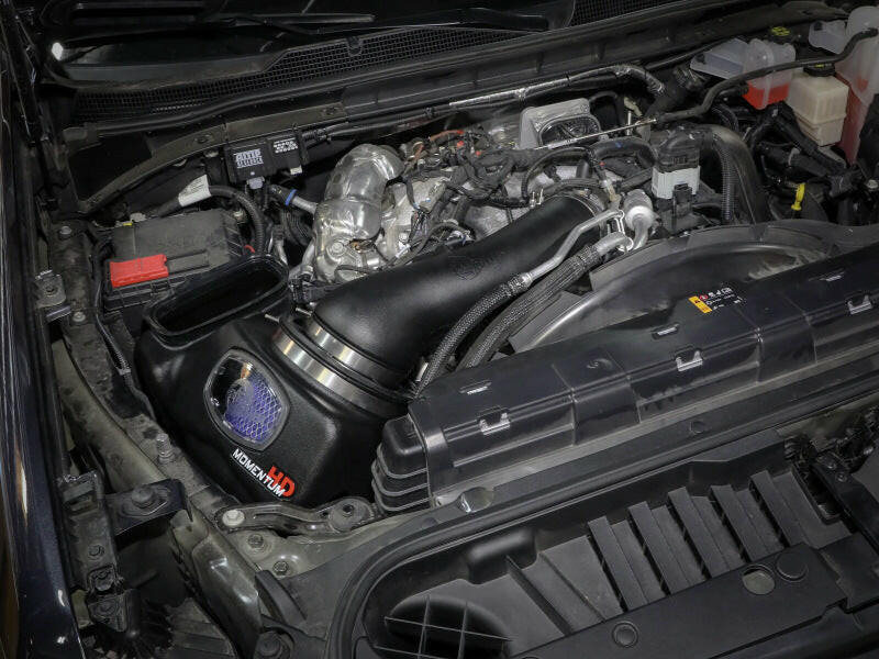aFe Momentum HD Intake System w/ Pro 10R Filter 2020 GM Diesel Trucks 2500/3500 V8-6.6L (L5P) Cold Air Intakes aFe