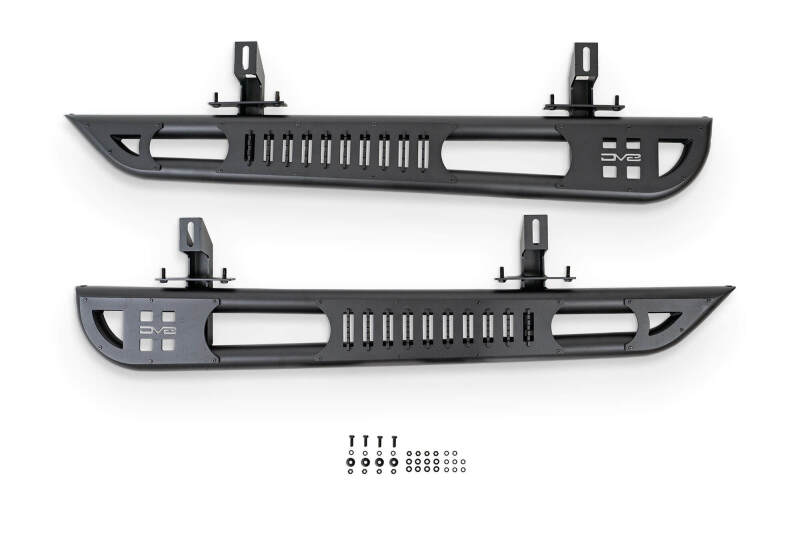 DV8 Offroad 2018+ Jeep Wrangler JL 2-Door Bolt-On OE Plus Side Steps Side Steps DV8 Offroad