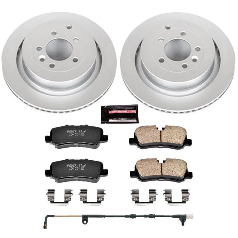 Power Stop 10-16 Land Rover LR4 Rear Z23 Evolution Sport Coated Brake Kit Brake Kits - Performance D&S PowerStop