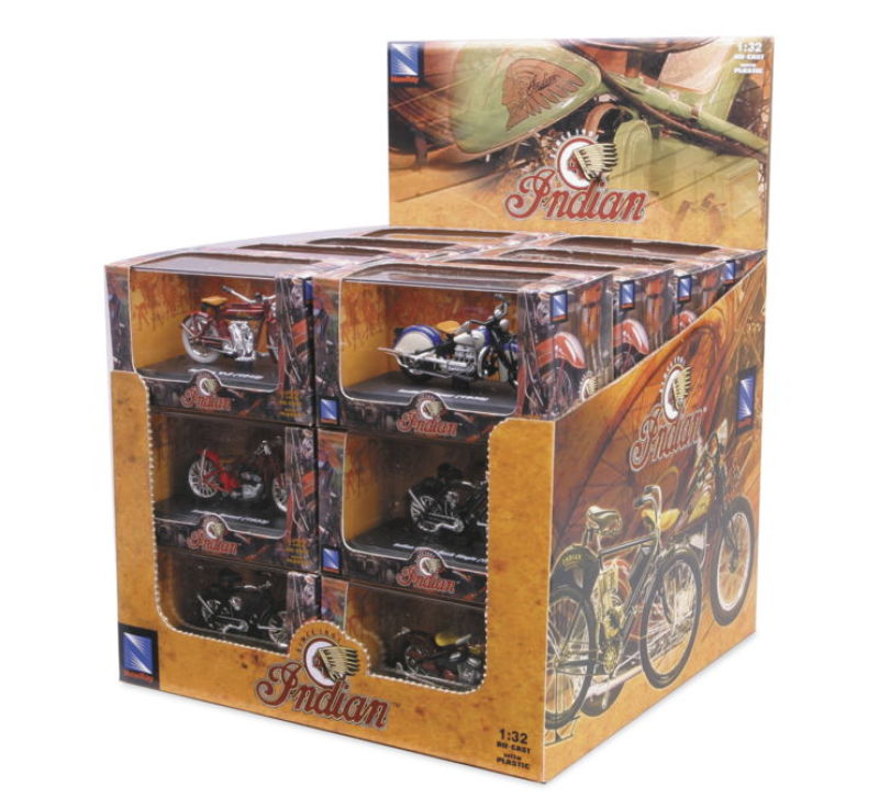 New Ray Toys Indian Bike Assortment / Scale - 1:32 Toys New Ray Toys