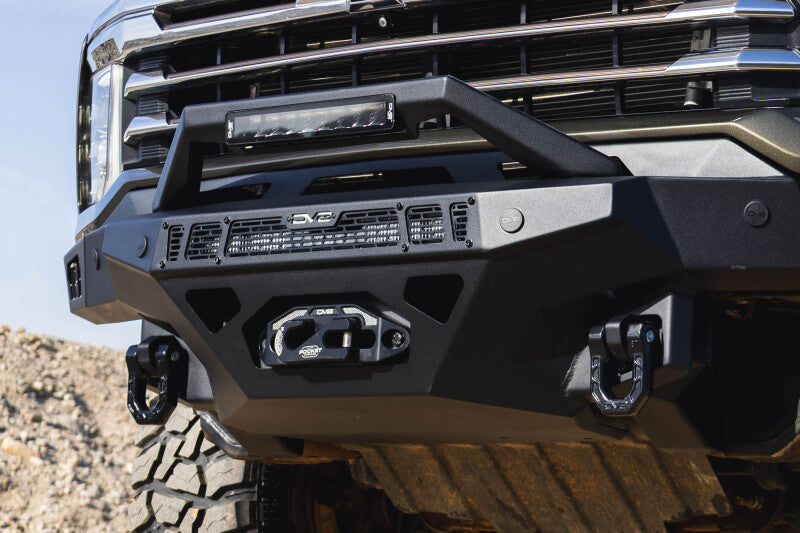 DV8 Offroad 20-23 Chevrolet Silverado 2500/3500 Spec Series Front Bumper w/ Winch Bumpers - Steel DV8 Offroad