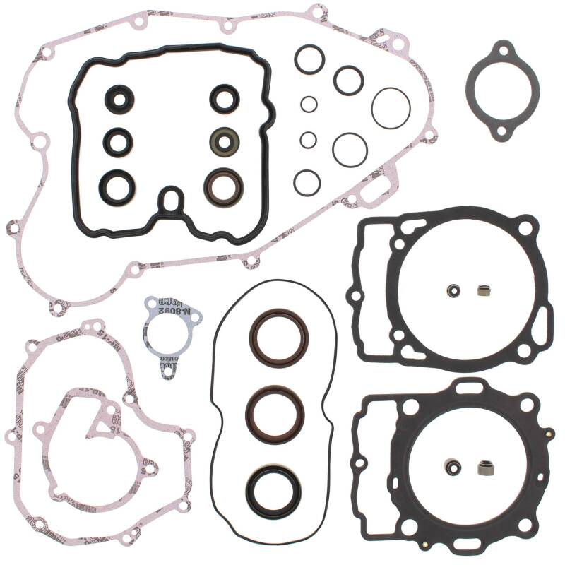 Vertex Gaskets 09-11 KTM EXC 400 Complete Gasket Kit w/ Oil Seals Engine Hardware Vertex Pistons