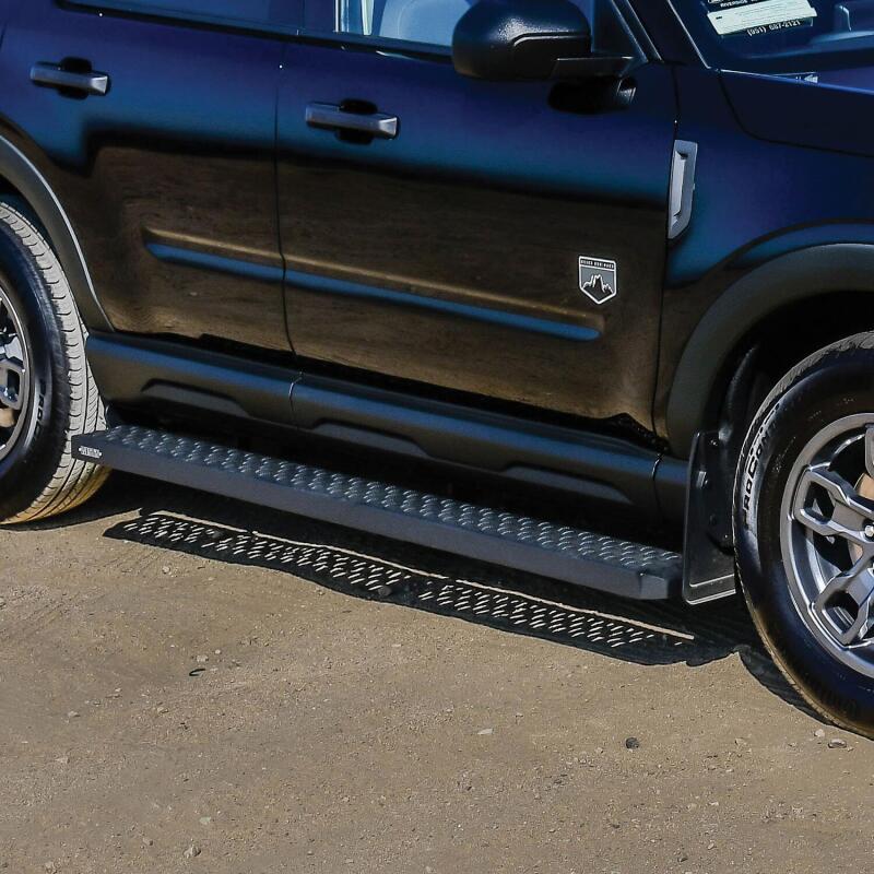 Westin Grate Steps Running Boards 68 in - Textured Black Running Boards Westin