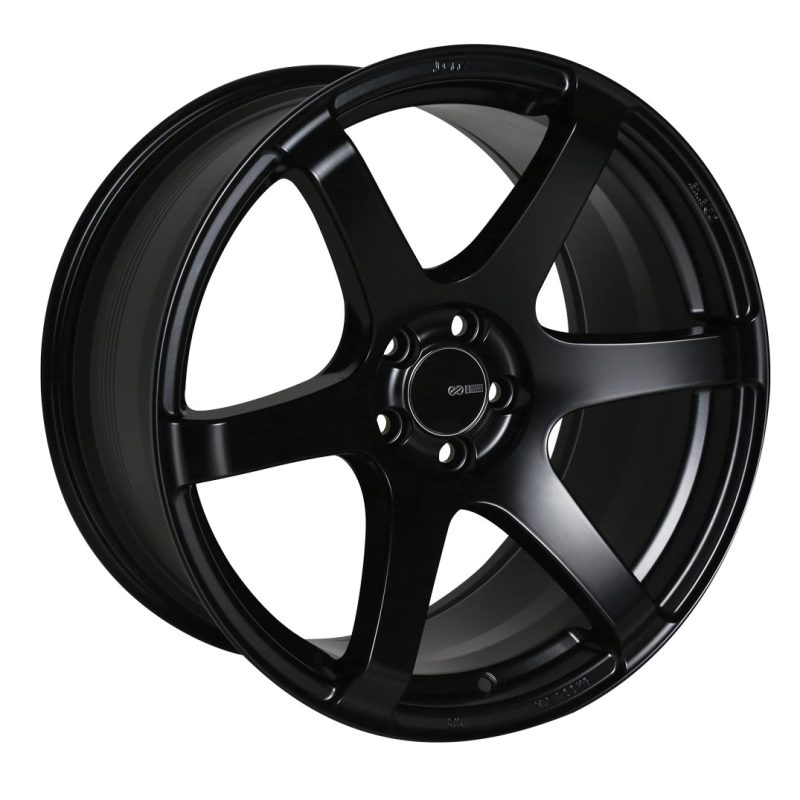 Enkei T6S 17x8 45mm Offset 5x100 Bolt Pattern 72.6 Bore Matte Black Wheel Wheels - Cast Enkei
