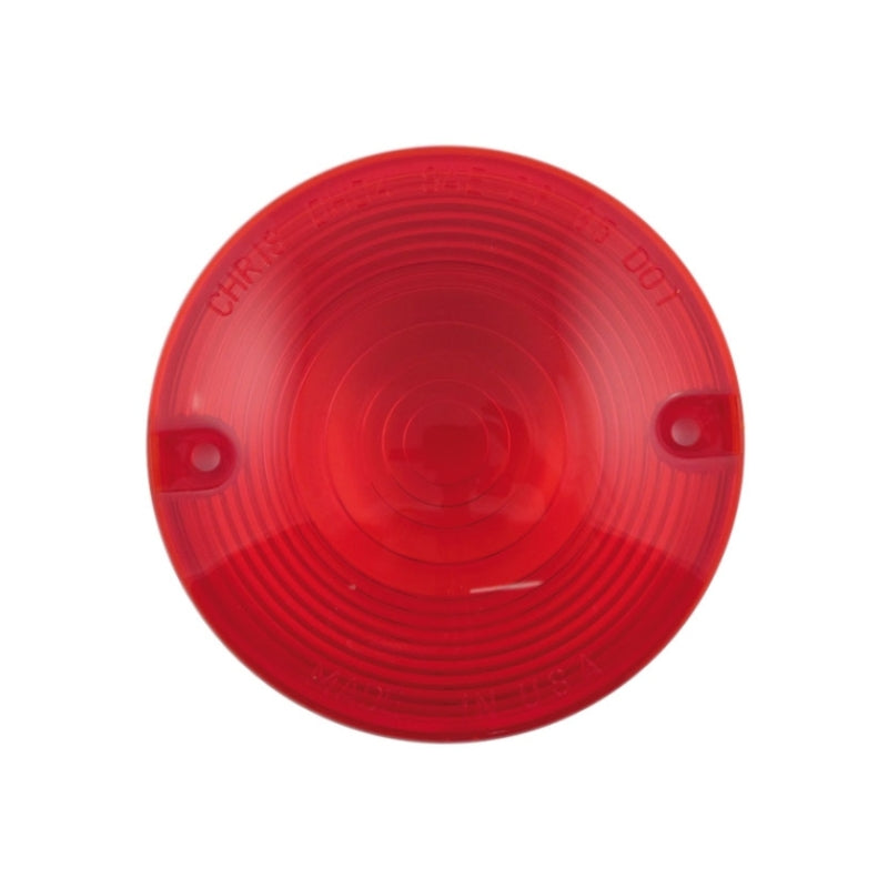 Letric Lighting Red Flat Lens Style Turn Signal Lenses 3In Light Accessories and Wiring Letric Lighting