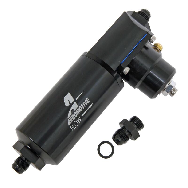Aeromotive Universal Filter Combo EFI Regulator 10 Micron AN-06 Flare Fuel Pressure Regulators Aeromotive