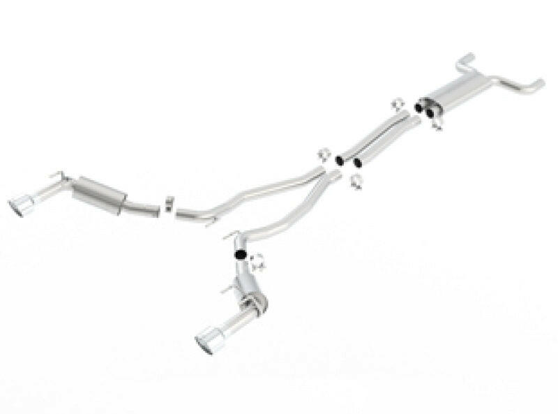 Borla 14-15 Chevy Camaro SS / ZL1 SS Single Catback Exhaust System w/ Single Rear Exit Catback Borla