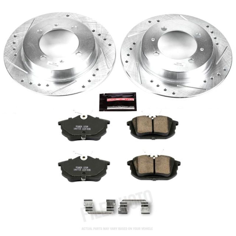 Power Stop 00-04 Volvo S40 Rear Z23 Evolution Sport Brake Kit Brake Kits - Performance D&S PowerStop