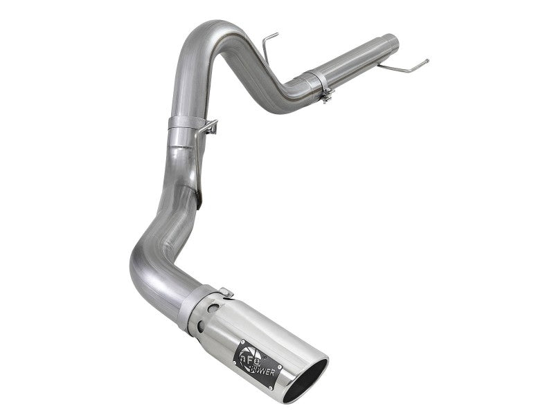 aFe 2021 Ford F-150 V6-3.0L (td) Large Bore 409 SS DPF-Back Exhaust System w/ Polished Tip DPF Back aFe