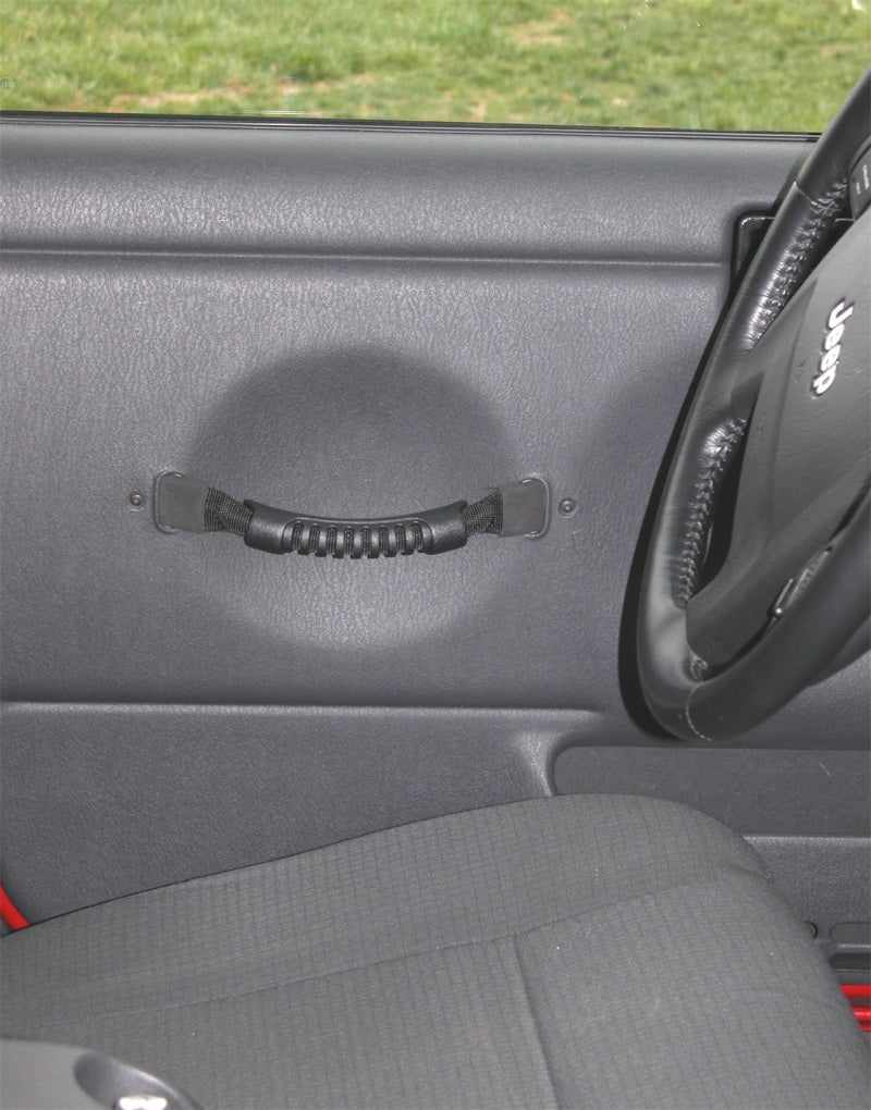 Rugged Ridge Door Pull Straps Black 97-06 Jeep Wrangler Hardware - Singles Rugged Ridge