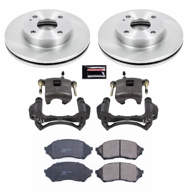 Power Stop 99-01 Mazda Protege Front Autospecialty Brake Kit w/Calipers Brake Kits - OE PowerStop