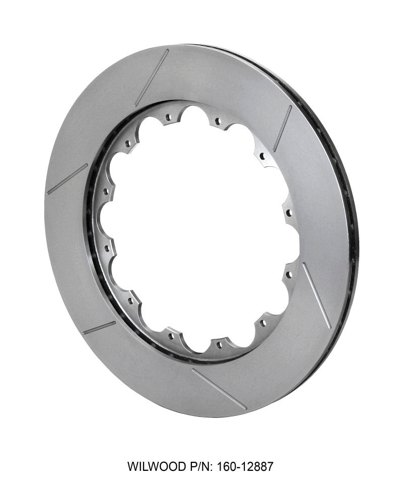 Wilwood Rotor-GTS36 Vented Iron-LH 14.00 x .760 - 12 on 8.75in Brake Rotors - 2 Piece Wilwood