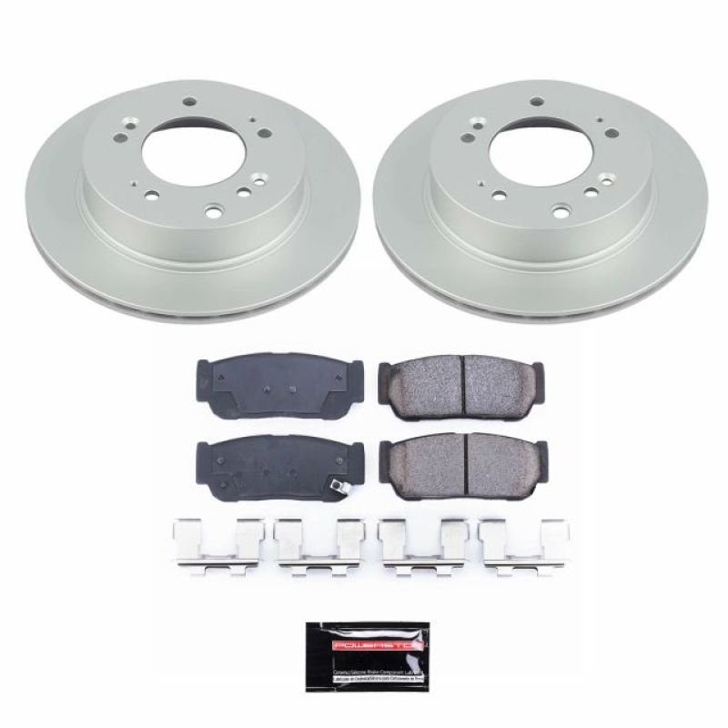 Power Stop 07-09 Kia Sorento Rear Z17 Evolution Geomet Coated Brake Kit Brake Kits - Performance Blank PowerStop