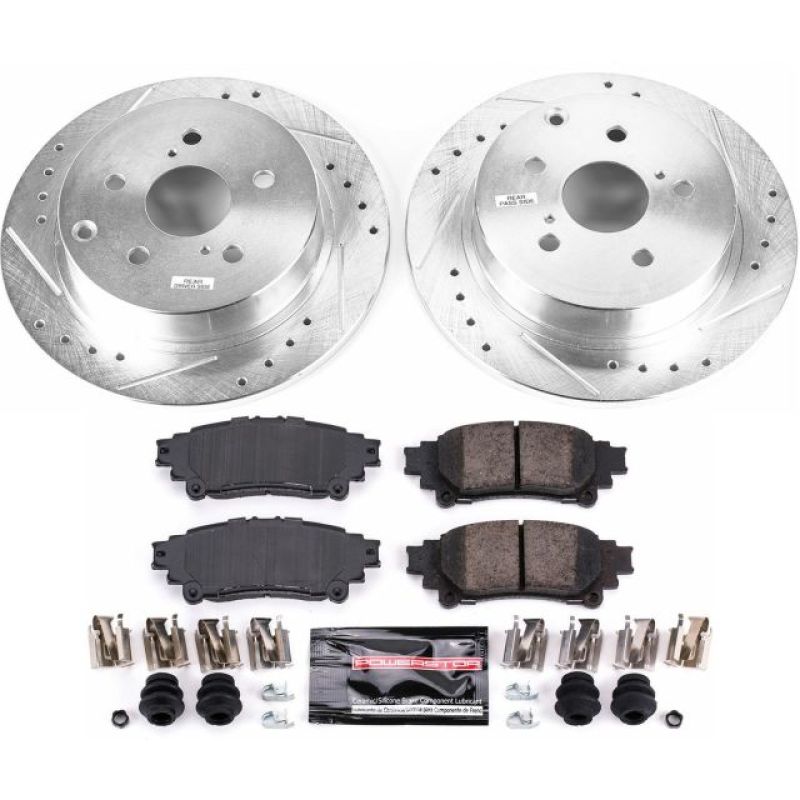 Power Stop 16-18 Toyota Mirai Rear Z23 Evolution Sport Brake Kit Brake Kits - Performance D&S PowerStop
