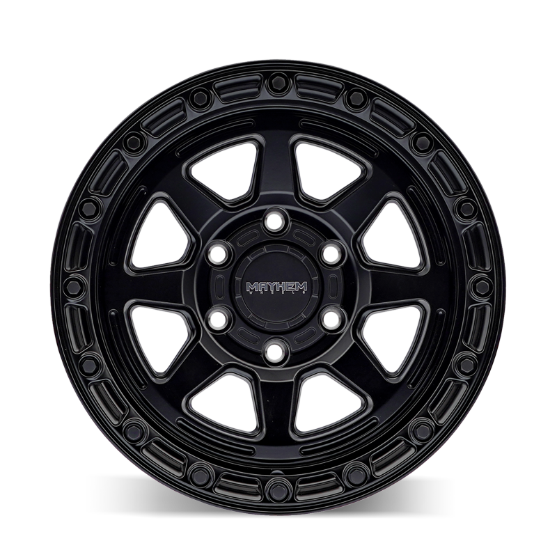 Mayhem 8306 Ridgeline 17x8.5 / 6x139.7 BP / -6mm Offset / 106.1mm Hub Satin Black Wheel Wheels - Cast Mayhem