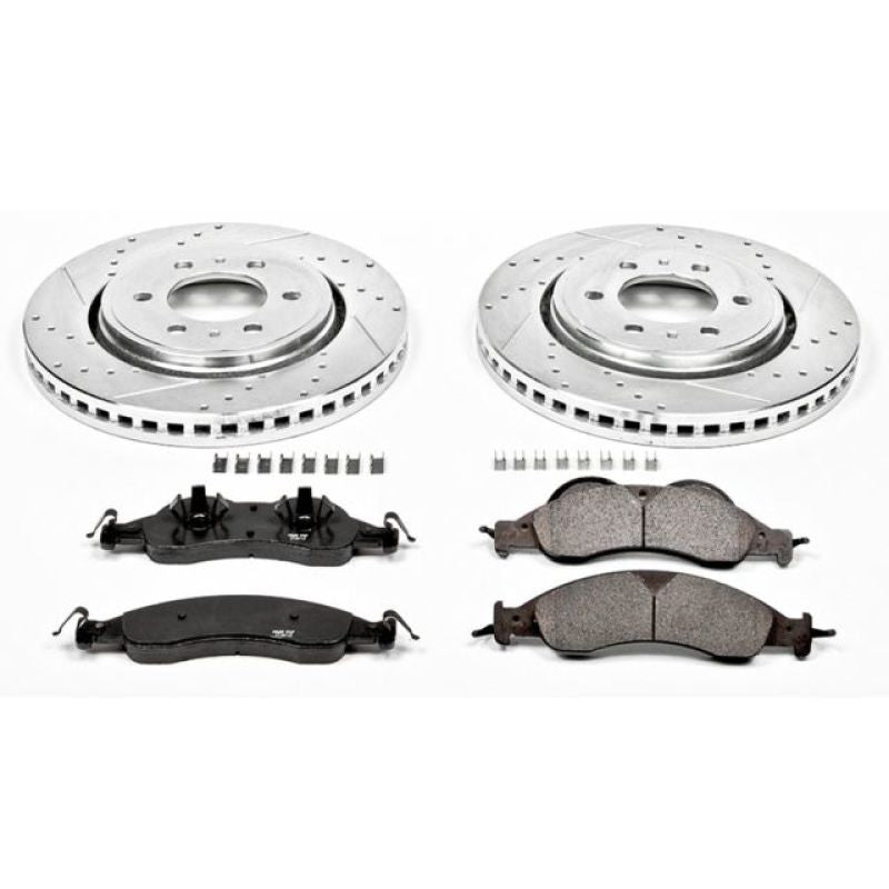 Power Stop 07-09 Ford Expedition Front Z23 Evolution Sport Brake Kit Brake Kits - Performance D&S PowerStop