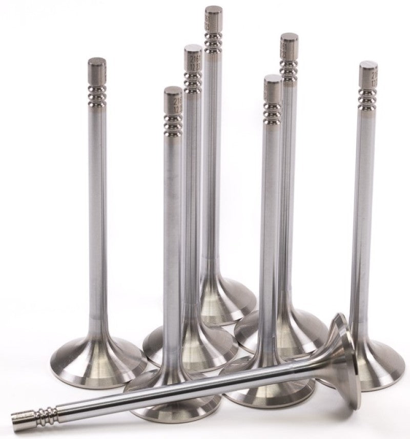 GSC P-D Ford Mustang 5.0L Coyote Gen 3 32mm Head (STD) Chrome Polished Exhaust Valve - Set of 8 Valves GSC Power Division