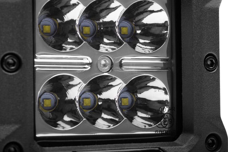 Go Rhino Xplor Bright Series Cube LED Spot Light Kit (Surface/Threaded Stud Mount) 3x3 - Blk (Pair) Light Bars & Cubes Go Rhino