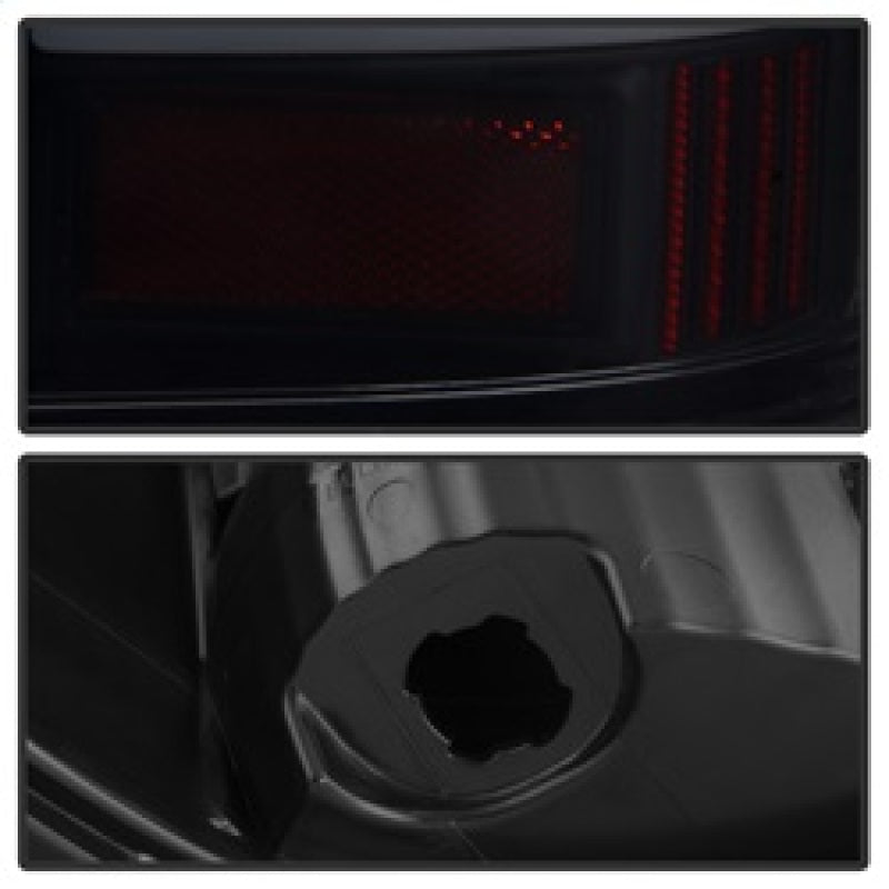 xTune 13-18 Dodge Ram 1500 (LED Model Only) LED Tail Lights - Blk Smk (ALT-ON-DRAM13V2-LBLED-BSM) Tail Lights SPYDER