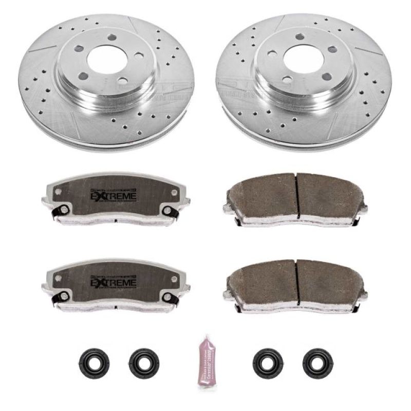 Power Stop 05-19 Chrysler 300 Front Z26 Street Warrior Brake Kit Brake Kits - Performance D&S PowerStop