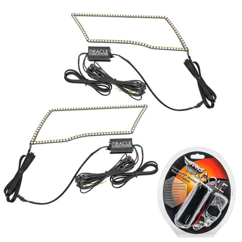 Oracle 09-18 Dodge Ram Switchback Quad Headlight Halo Kit - RGB+A + w/ RF Controller Headlights ORACLE Lighting