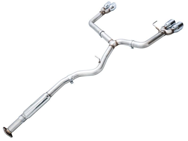 AWE Tuning 2022+ VB Subaru WRX Track Edition Exhaust - Chrome Silver Tips Catback AWE Tuning