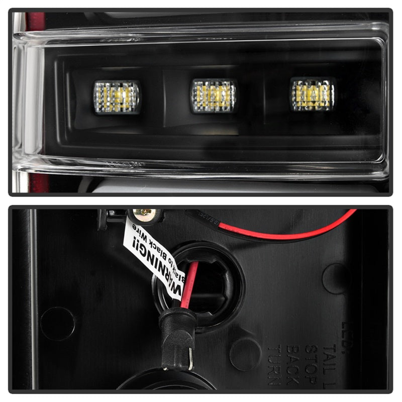 Spyder 16-17 Toyota Tacoma LED Tail Lights - Black (ALT-YD-TT16-LED-BK) Tail Lights SPYDER