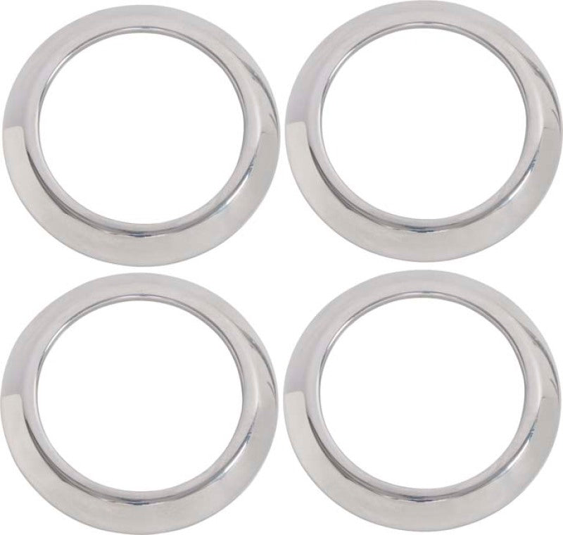 Kentrol 07-10 Jeep Wrangler JK Air Vent Bezels 4 Pieces - Polished Silver Vents Kentrol