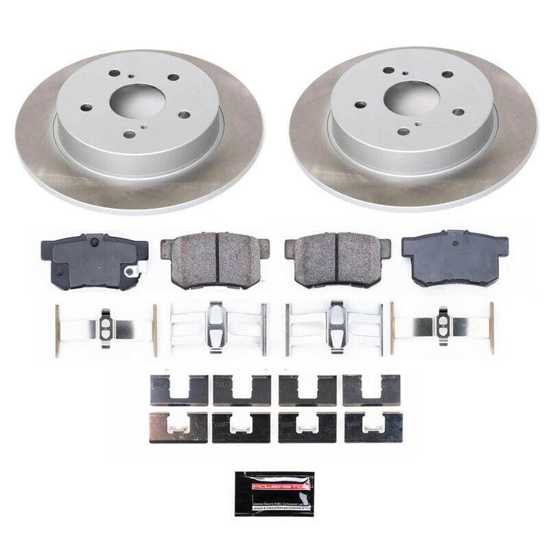 Power Stop 07-13 Suzuki SX4 Rear Semi-Coated Rotor Kit Brake Kits - Performance Blank PowerStop