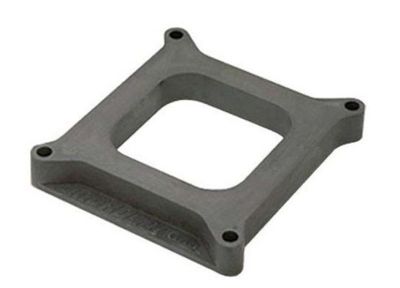 Moroso 4150/4160 Carburetor Spacer - 3.62in ID - Open Plenum - 1in - Plastic Hardware - Singles Moroso