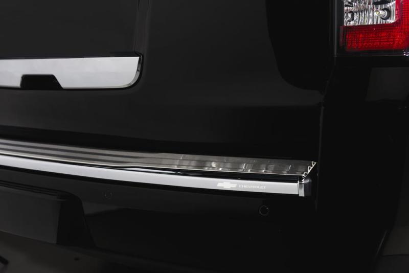Putco 07-14 Chevrolet Suburban - Stainless Steel Rear Bumper Cover Bumpers - Steel Putco