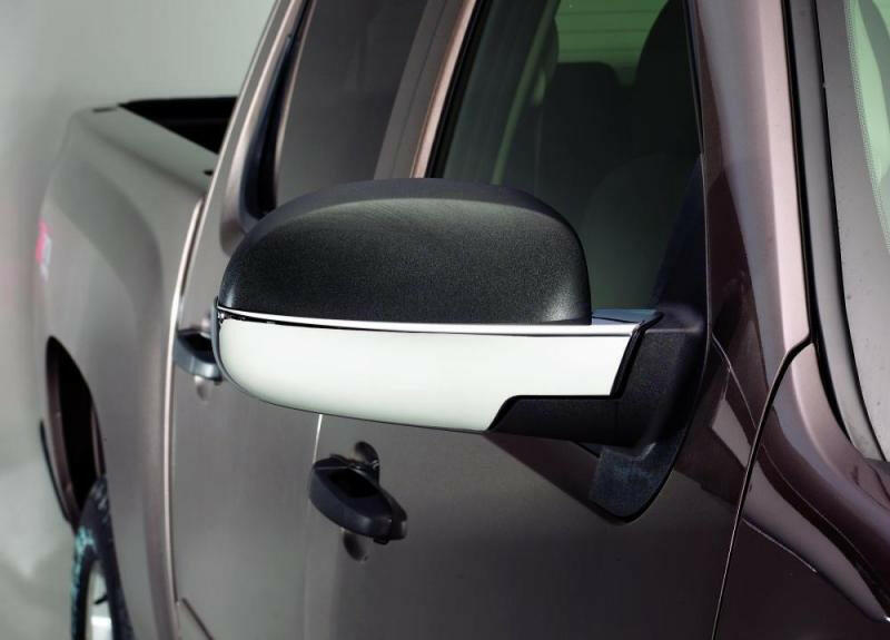 AVS 02-06 Cadillac Escalade Mirror Covers 2pc - Chrome Exterior Trim AVS