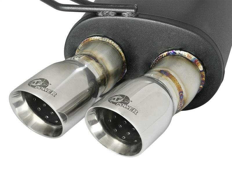 aFe MACH Force-Xp 2-1/2in 304 SS Cat-Back Exhaust w/Polished Tips 05-08 BMW Z4 M Coupe (E86) L6 3.2L Catback aFe