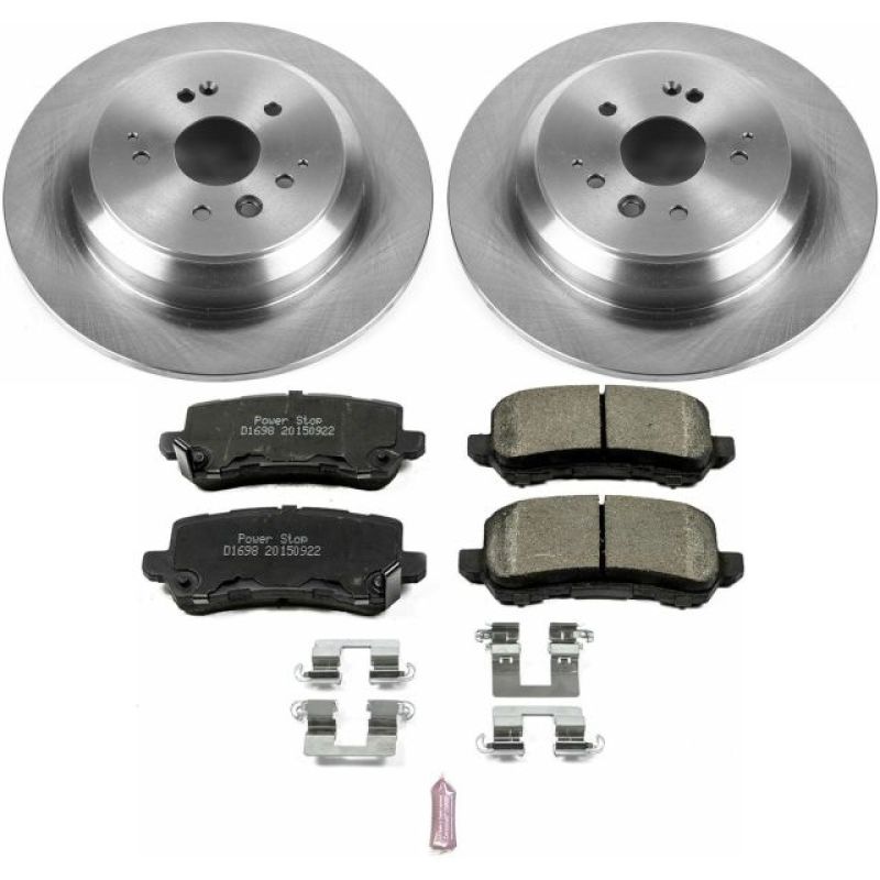 Power Stop 17-19 Acura MDX Rear Autospecialty Brake Kit Brake Kits - OE PowerStop