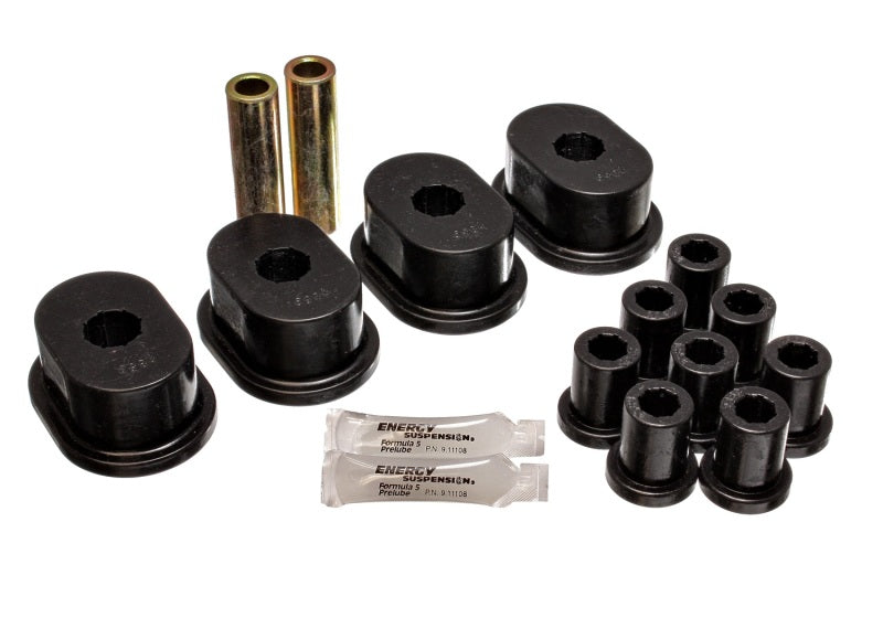 Energy Suspension 73-79 B-Body (Charger/Coronet/Satellite/GTX) Black Rear Leaf Spring Bushing Set Bushing Kits Energy Suspension